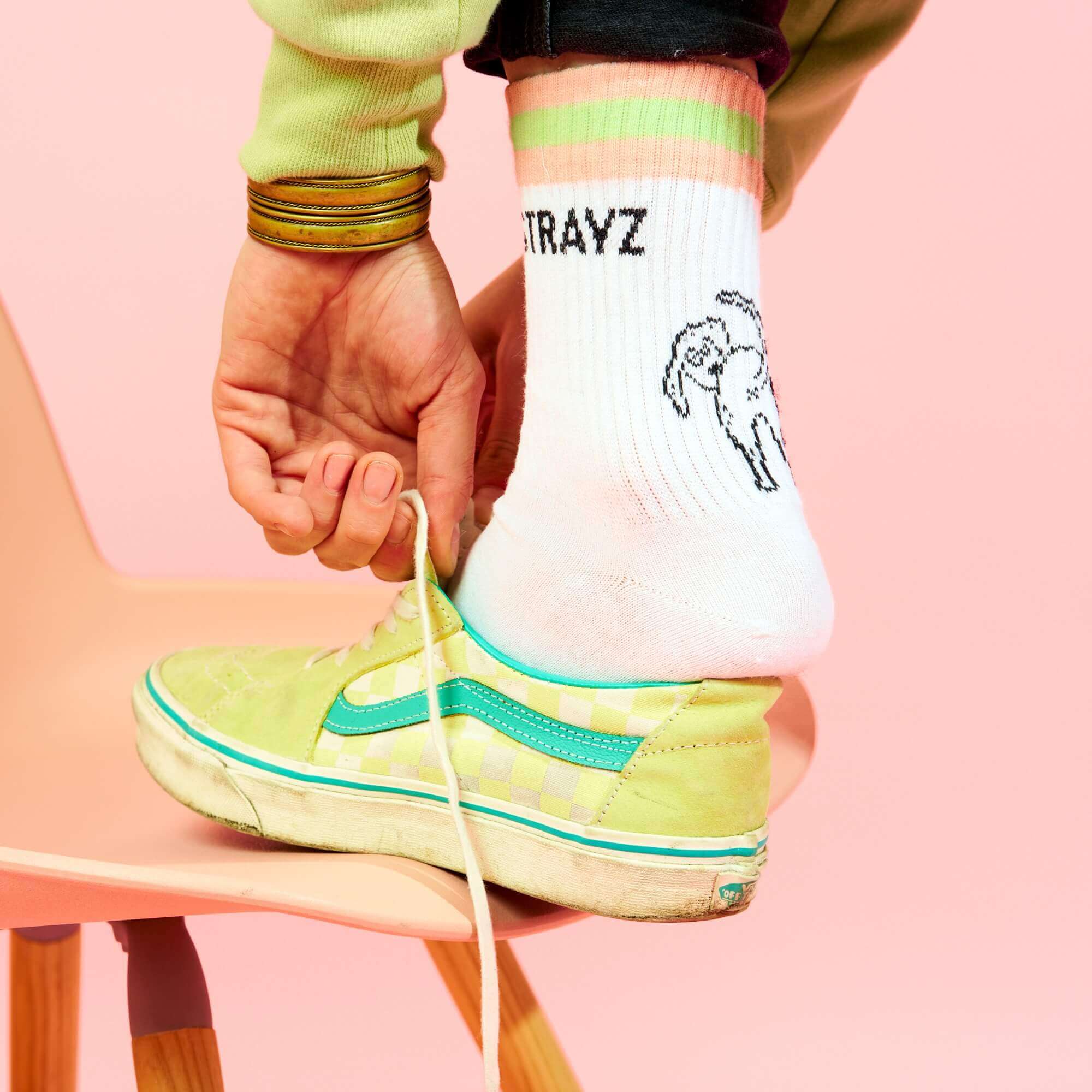 strayz-doggo-tennissocken-socken image 3