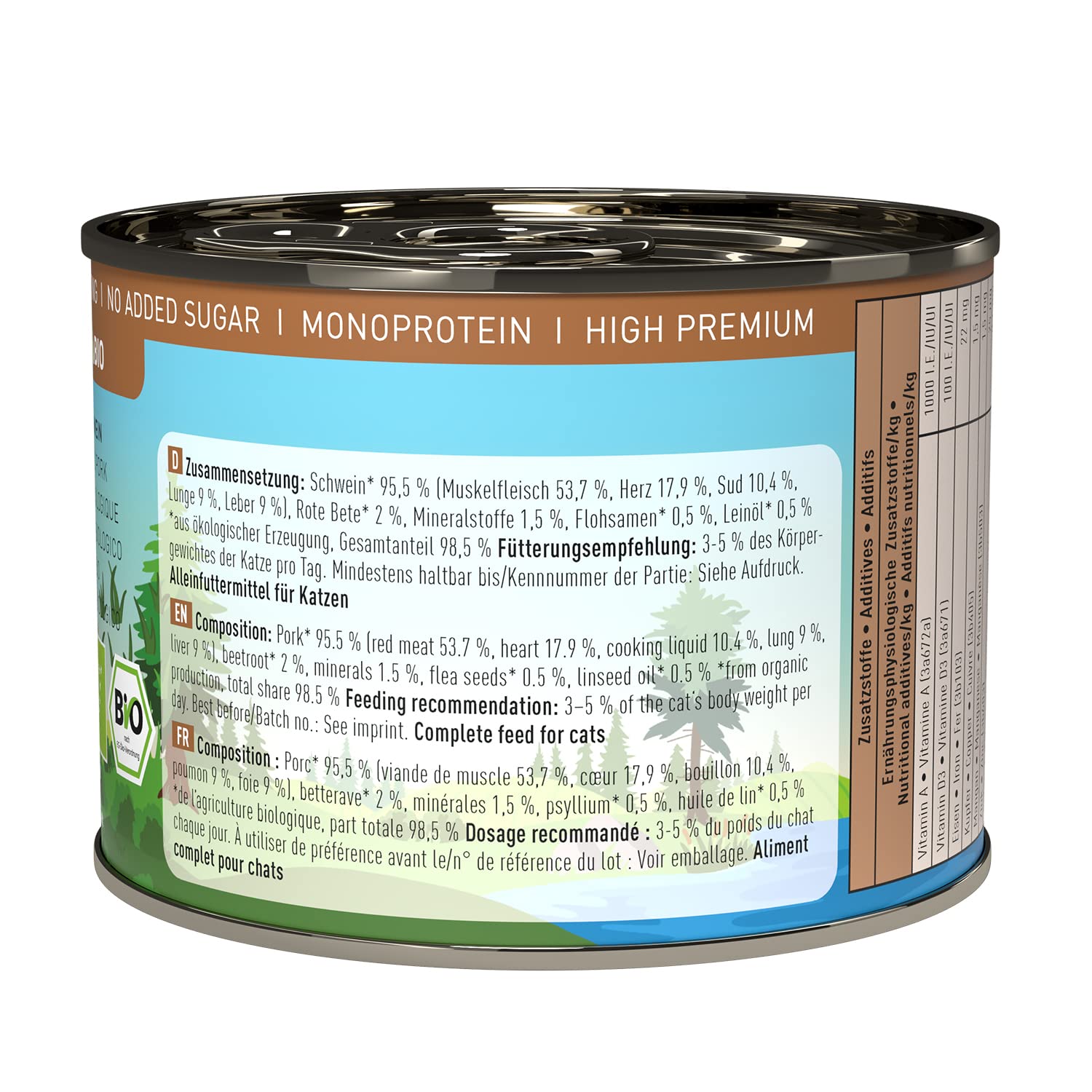catz-finefood-bio-katzenfutter-schwein-n-509-nassfutter-6-x-200-g image 3