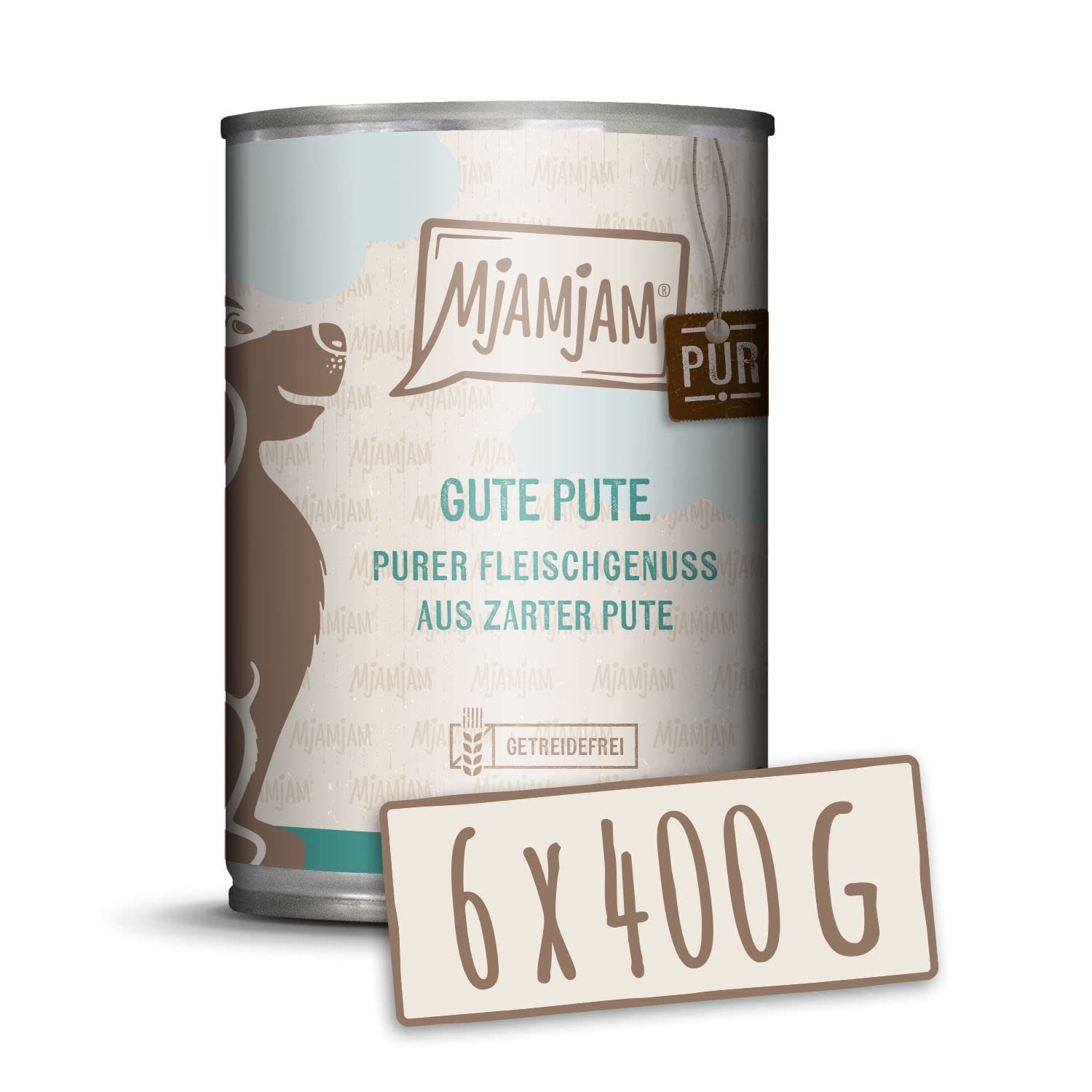 mjamjam-purer-fleischgenuss-hunde-nassfutter-pute-pur-6x200g image 6