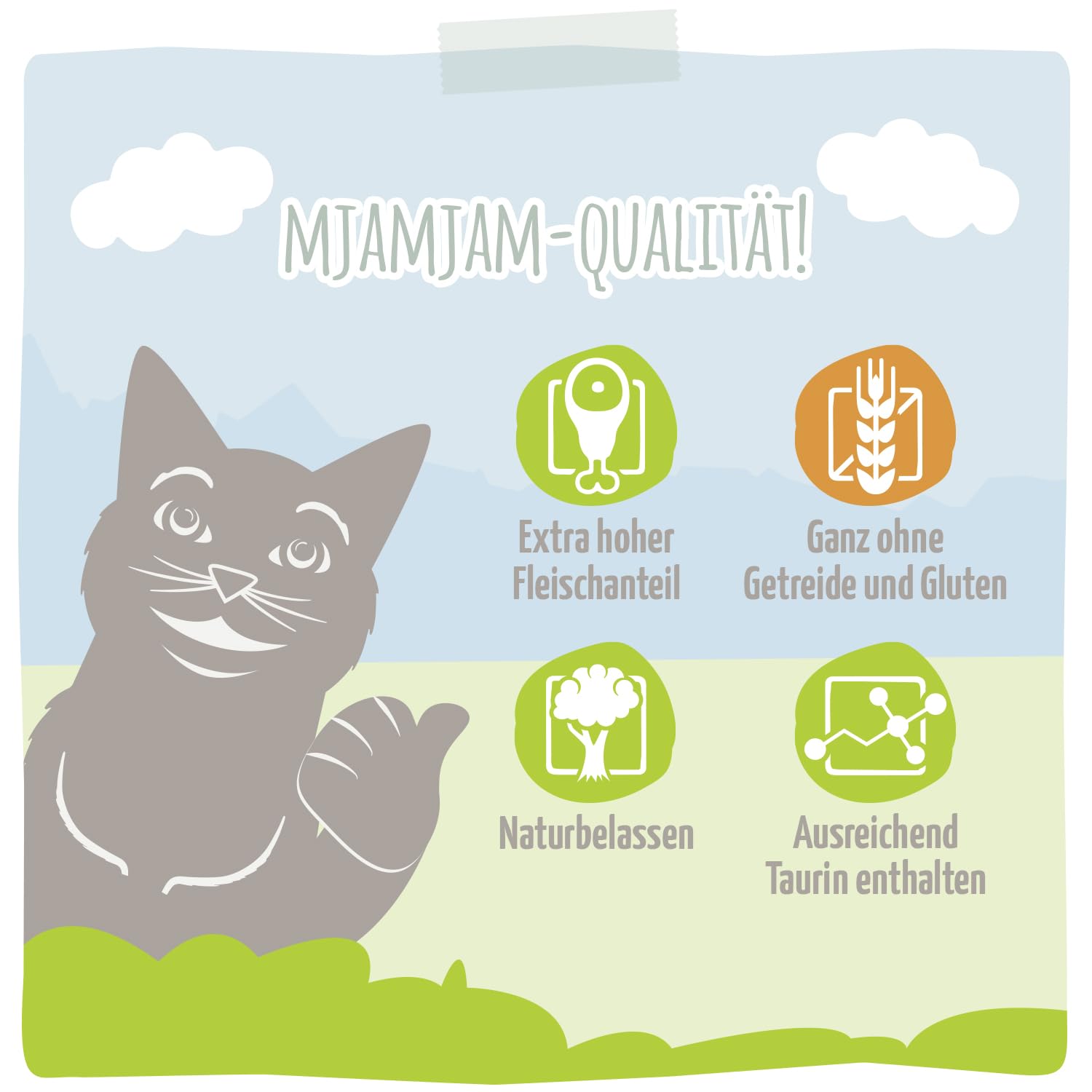 mjamjam-duo-nassfutter-f-r-katzen-kalb-hering-1-x-400g image 4
