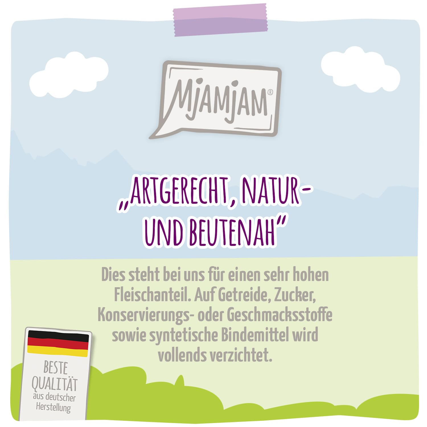 mjamjam-duo-nassfutter-f-r-hunde-pute-kaninchen-6-x-400-g image 2